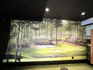 Indoor Golf Wall Mural
